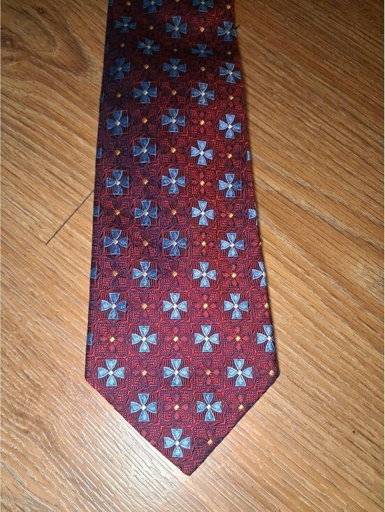 Robert Talbott Other - Robert Talbott Best of Class Silk Tie Red Geometric Wide